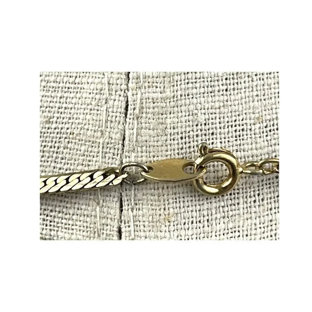 VTG Gold Tone Chain Necklace 19